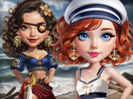 Sailor Chic vs Pirate Charm